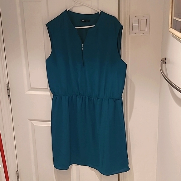 Teal XXL Sleeveless Tank/Shirt Dress - Picture 1 of 5